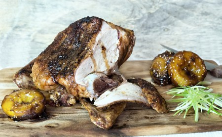 Chrumkavá čínska kačica s broskyňami